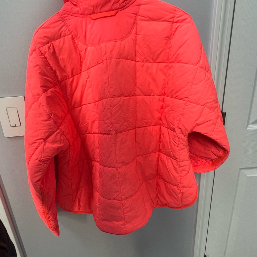 FP Movement Bright Orange Puffer Jacket - Pippa Packable Puffer Jacket - Picture 11 of 12
